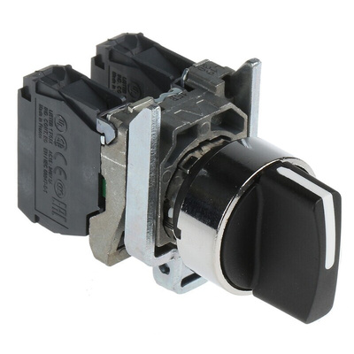 Schneider Electric Knob Selector Switch - (2NO) 3 Positions