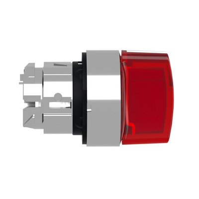 Schneider Electric Harmony XB4 Series 3 Position Selector Switch Head, 22mm Cutout, Red Handle