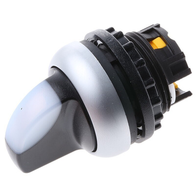 Eaton RMQ Titan Series 3 Position Selector Switch Head, 22mm Cutout, White Handle