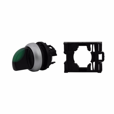 Eaton RMQ Titan Series 3 Position Selector Switch Head, 22mm Cutout, Green Handle