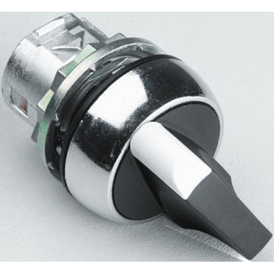 Allen Bradley 800F Series 3 Position Selector Switch Head, 22mm Cutout, Black Handle