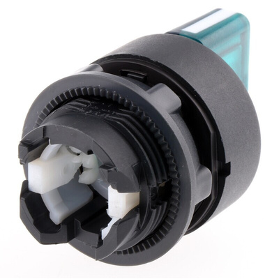 Schneider Electric Harmony XB5 Series 3 Position Selector Switch Head, 22mm Cutout, Green Handle
