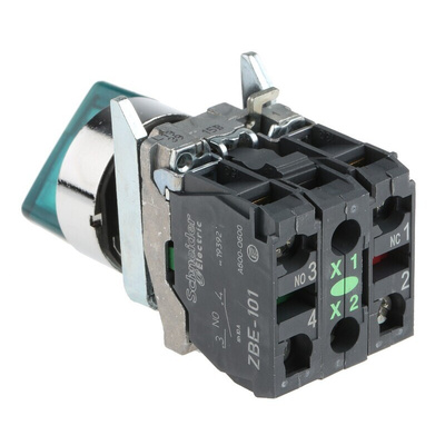 Schneider Electric Standard Handle Green Selector Switch - 2 Positions