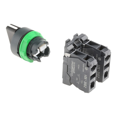 Schneider Electric Selector Switch - (2 NO) 3 Positions