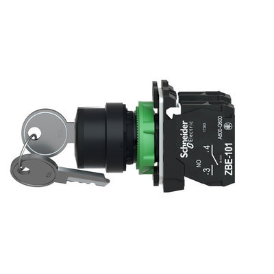 Schneider Electric Selector Switch - (2NO) 22mm Cutout Diameter 3 Positions