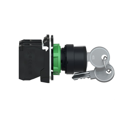 Schneider Electric Selector Switch - (2NO) 22mm Cutout Diameter 3 Positions