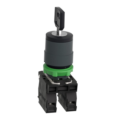 Schneider Electric Selector Switch - (2NO) 22mm Cutout Diameter 3 Positions