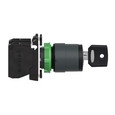 Schneider Electric Selector Switch - (2NO) 22mm Cutout Diameter 3 Positions