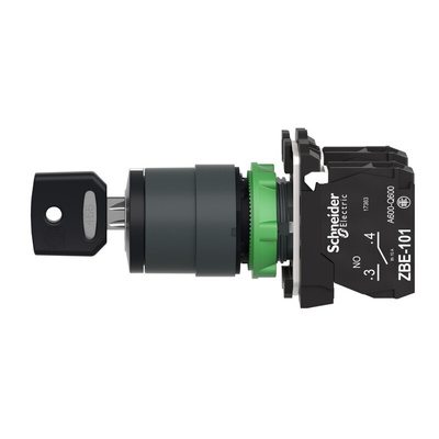 Schneider Electric Selector Switch - (2NO) 22mm Cutout Diameter 3 Positions