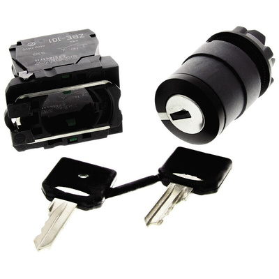 Schneider Electric Selector Switch - (2NO) 22mm Cutout Diameter 3 Positions