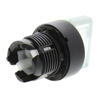 Schneider Electric Harmony XB5 Series 2 Position Selector Switch Head, 22mm Cutout, White Handle