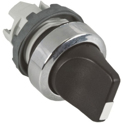 ABB ABB Modular Series 2 Position Selector Switch Head, 22mm Cutout, Black Handle