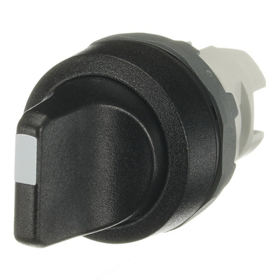 ABB ABB Modular Series 2 Position Selector Switch Head, 22mm Cutout, Black Handle