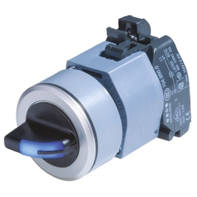 EAO 2 Position Selector Switch Head, 30.5mm Cutout