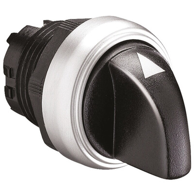 Lovato Platinum Series 3 Position Selector Switch Head, 22mm Cutout, Black Handle