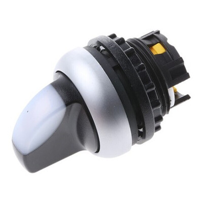 Eaton 2 Position Selector Switch Head, 22mm Cutout, Black Handle