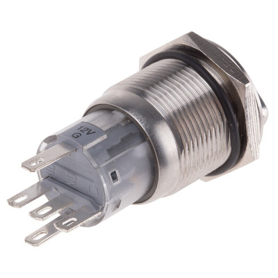 RS PRO Selector Switch - (on-on), Illuminated 2 Positions