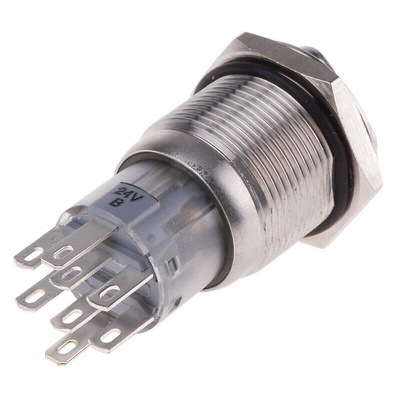 RS PRO Selector Switch - (on-on), Illuminated 2 Positions