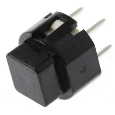 Black Tact Switch, SPST 100 mA@ 32 V