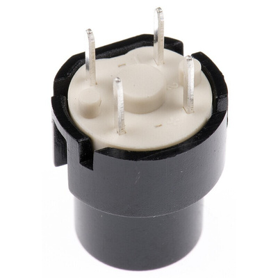 Black Tact Switch, SPST 100 mA@ 32 V