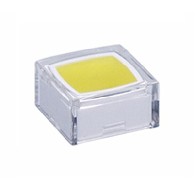 NKK Switches Clear, Yellow Tactile Switch Cap for JB Series Tactile Switches, AT4060JE