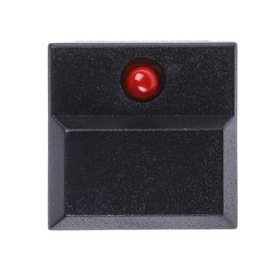 Black Tact Switch, SPDT 10 mA @ 24 V dc