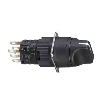 Schneider Electric Selector Switch - (1NO+1NC) 18mm Cutout Diameter 2 Positions