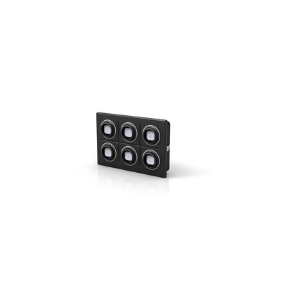 EAO IP67 6 Key Plastic Illuminated Keypad