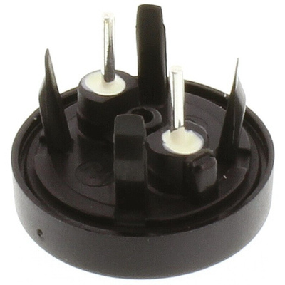 Black Tactile Switch, SPST 125 mA @ 48 V dc