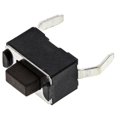 Brown Tactile Switch, SPST 50 mA @ 12 V dc