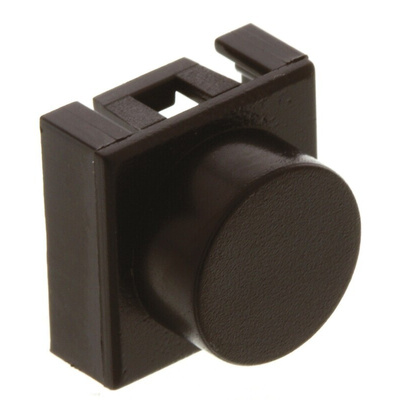 C & K Black Tactile Switch Cap for KSA Series, KSL Series, BTN K02 90