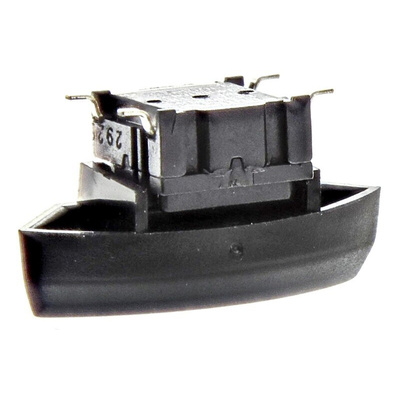 IP67 Black Tactile Switch, SPST 50 mA @ 24 V dc