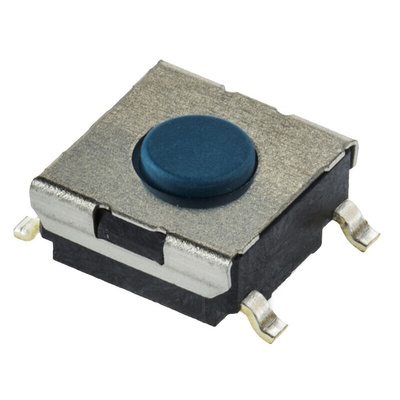 IP00 Tactile Switch, SPST 50 mA @ 24 V dc 0.5mm Through Hole