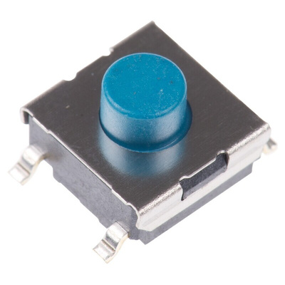 IP00 Tactile Switch, SPST 50 mA @ 24 V dc 1.7mm Through Hole