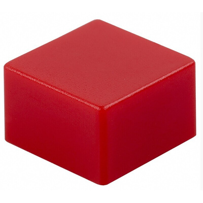 Omron Red Tactile Switch Cap for Series B3F-4000, Series B3F-5000, Series B3W-4000, B32-1280