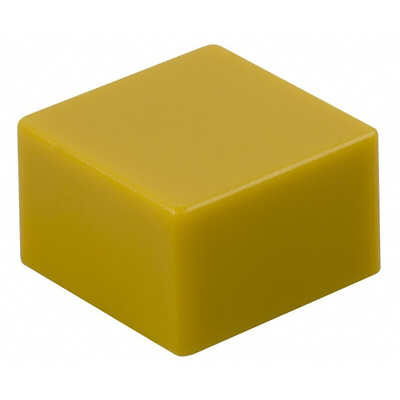 Omron Yellow Tactile Switch Cap for Series B3F-4000, Series B3F-5000, Series B3W-4000, B32-1330