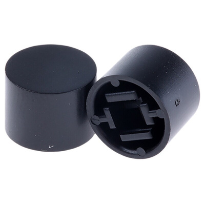 Omron Black Tactile Switch Cap for Series B3F-4000, Series B3F-5000, Series B3W-4000, B32-1610