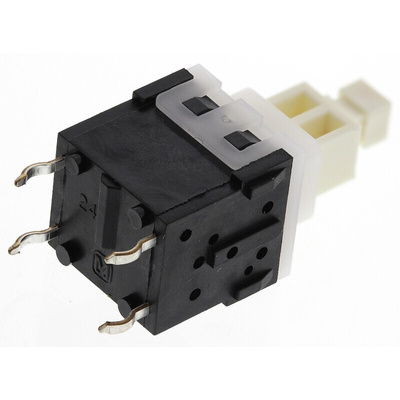 Lever Tactile Switch, DPST 3 A @ 12 V dc Through Hole