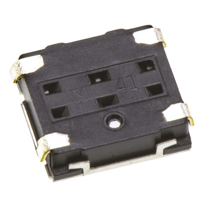 White Push Plate Tactile Switch, SPST 20 mA 3.1mm