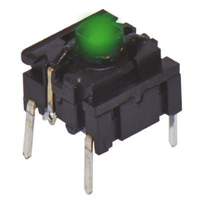 IP67 Cap Tactile Switch, SPST 50 mA @ 24 V dc