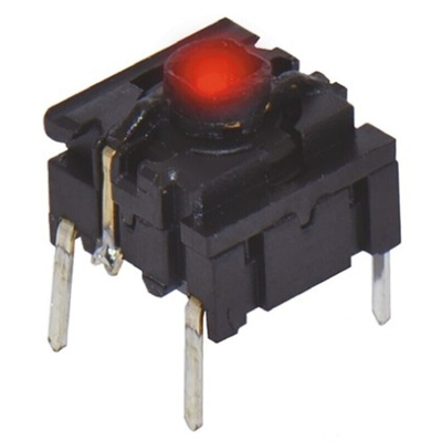 IP67 Cap Tactile Switch, SPST 50 mA @ 24 V dc