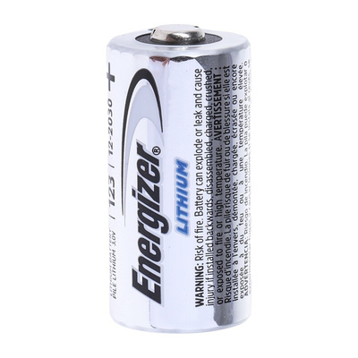 7638900052008 | Energizer Lithium Manganese Dioxide 3V, CR123A Camera Battery