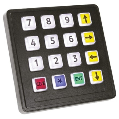Storm IP65 16 Key Polymer Illuminated Keypad