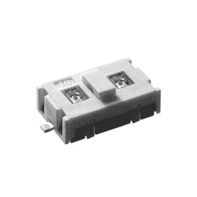 Black Tactile Switch, DPDT 50 mA @ 12 V dc 1.4mm Surface Mount