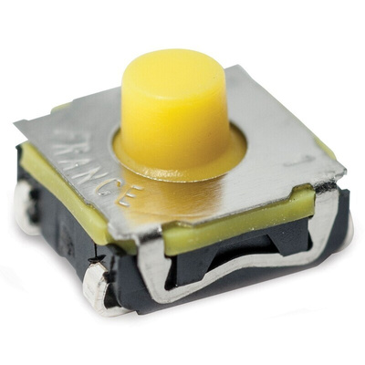 IP67 Clear Flush Tactile Switch, SPST 50 mA 3.3 (Dia.)mm Surface Mount