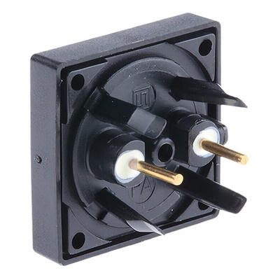 IP65 Black Button Tactile Switch, SPST 80 mA