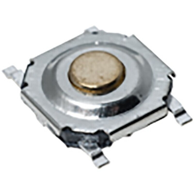 IP40 Top Tactile Switch, SPST 20 mA 1.5mm Surface Mount