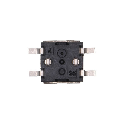 IP54 Red Round Tactile Switch, SPDT 50 VA Surface Mount