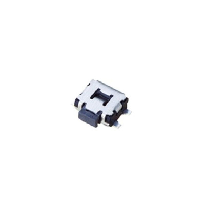 Black, Grey Push Plate Tactile Switch, SPST 50 mA Surface Mount