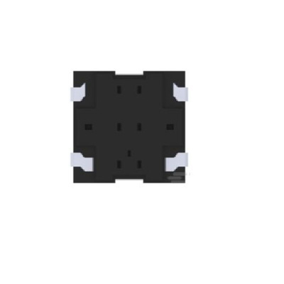 Black Top Tactile Switch, SPST 50 mA Surface Mount